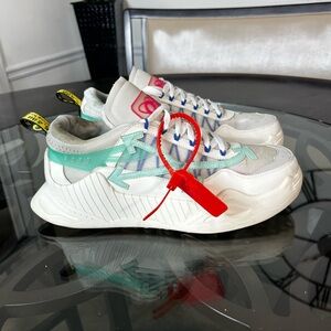 Off-White ODSY-1000 'White Pale Blue' Sneakers Sz 9